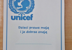 Dyplom UNICEF